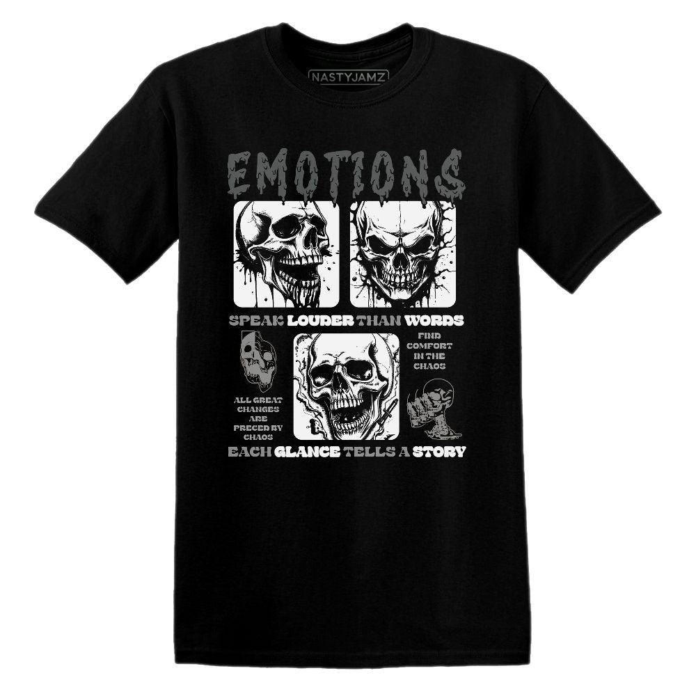 Emotions Skull.AJ 4 Fear.NastyJamz Website T-Shirt 2D