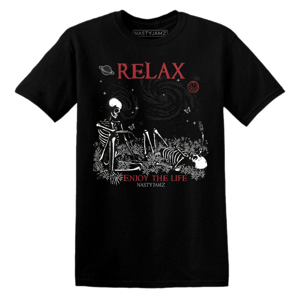 Relax.AJ 11 Bred Velvet.NastyJamz Website T-Shirt 2D