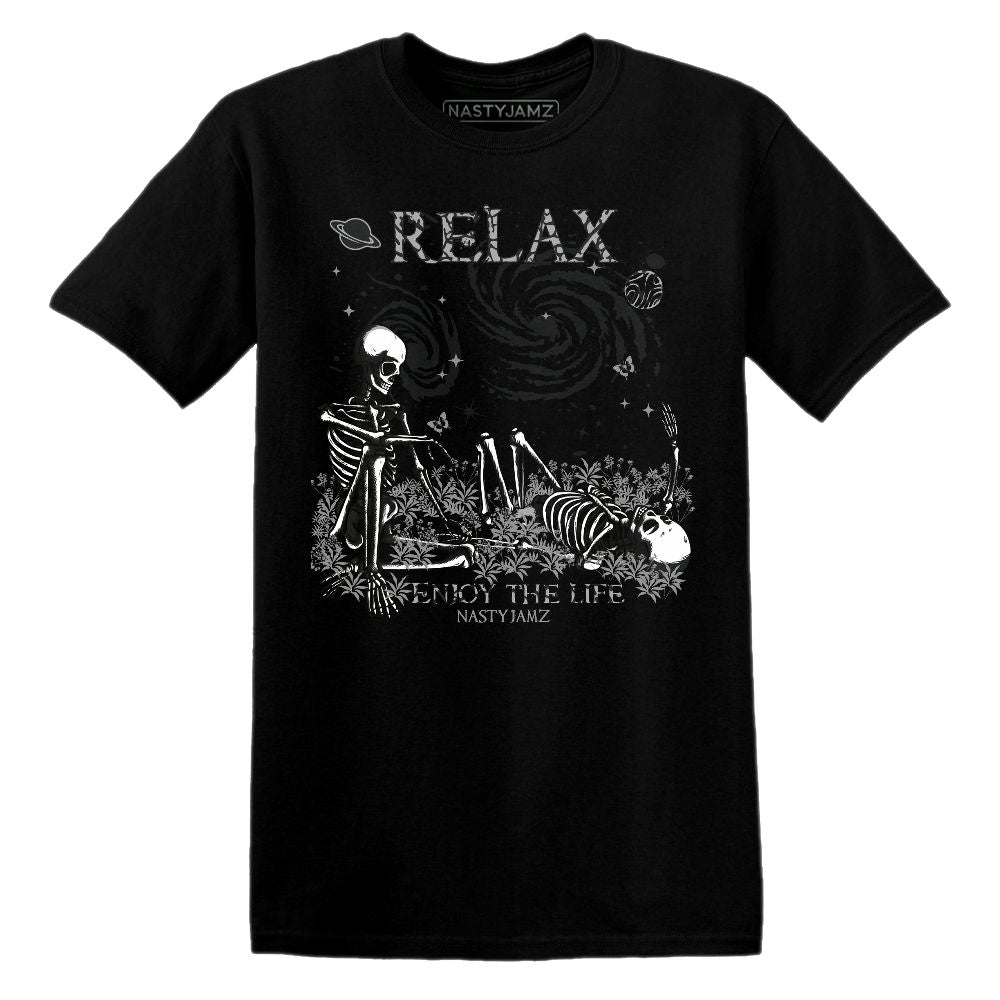 Relax.AJ 3 Black Cement.NastyJamz Website T-Shirt 2D