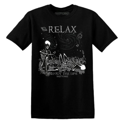 Relax.AJ 3 Black Cement.NastyJamz Website T-Shirt 2D