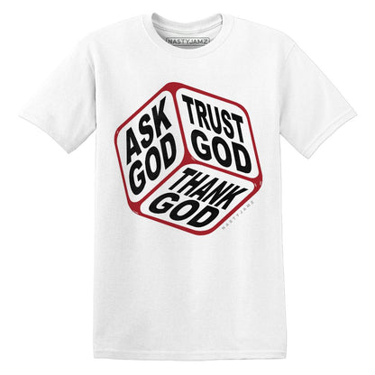 Trust God.AJ 11 Bred Velvet.NastyJamz Website T-Shirt 2D