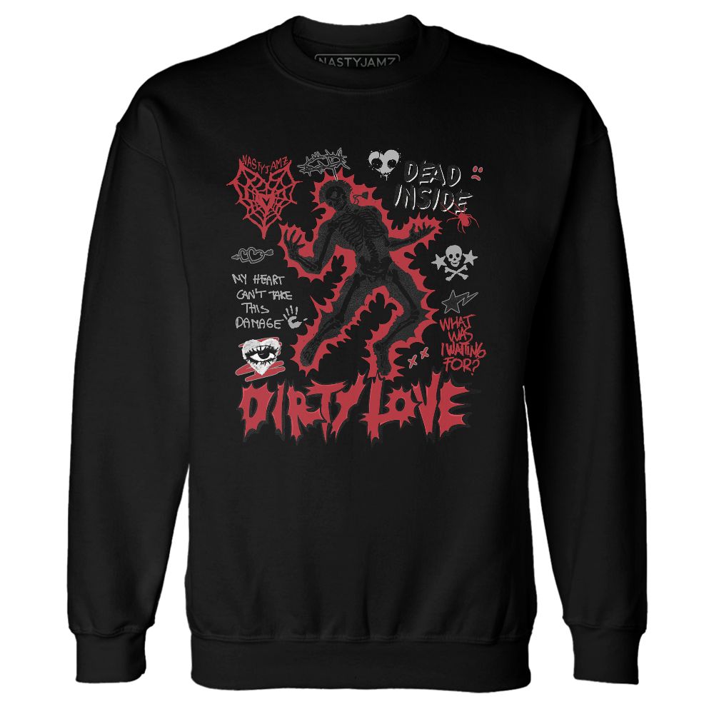Bred-Velvet-11s-NastyJamz-Sweatshirt-Match-Dirty-Love-Skull
