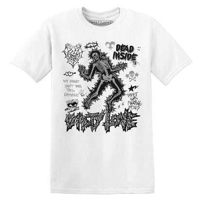 Dirty Love Skull.AJ 3 Black Cement.NastyJamz Website T-Shirt 2D