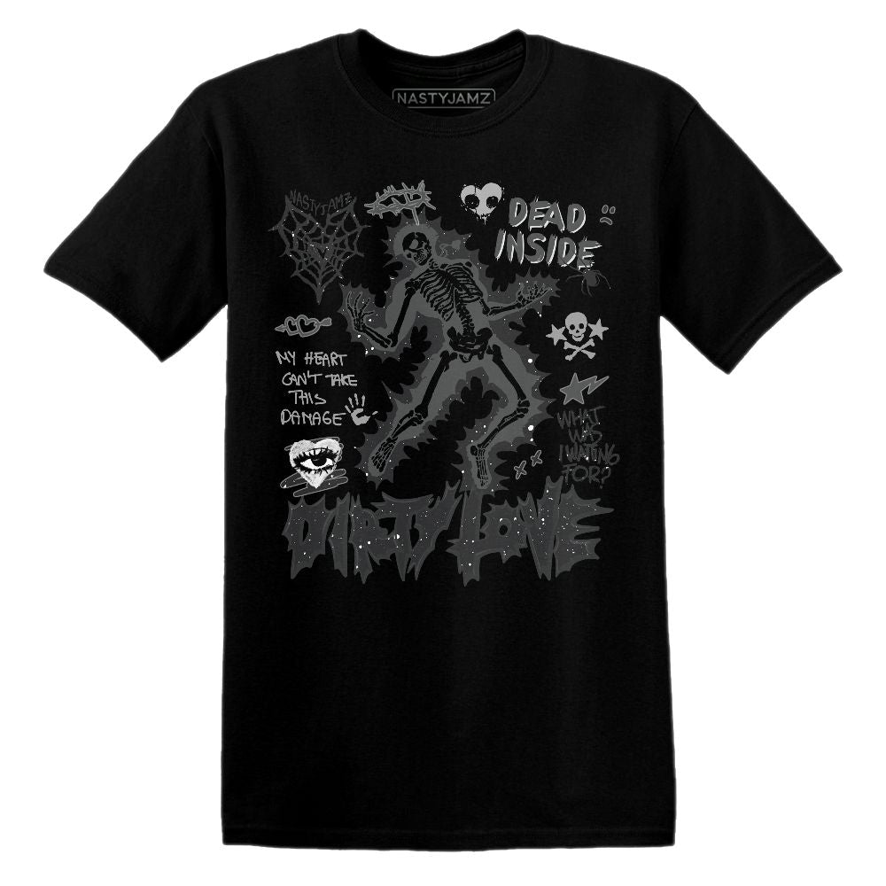 Dirty Love Skull.AJ 4 Fear.NastyJamz Website T-Shirt 2D