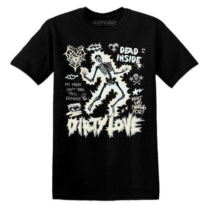 Dirty Love Skull.AJ 4 Pure Platinum.NastyJamz Website T-Shirt 2D