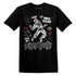 Dirty Love Skull.AJ 14 Black Toe.NastyJamz Website T-Shirt 2D