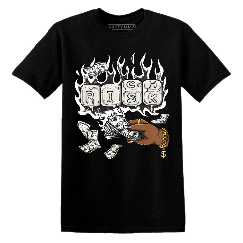 Rich Or Risk.AJ 14 Black Toe.NastyJamz Website T-Shirt 2D