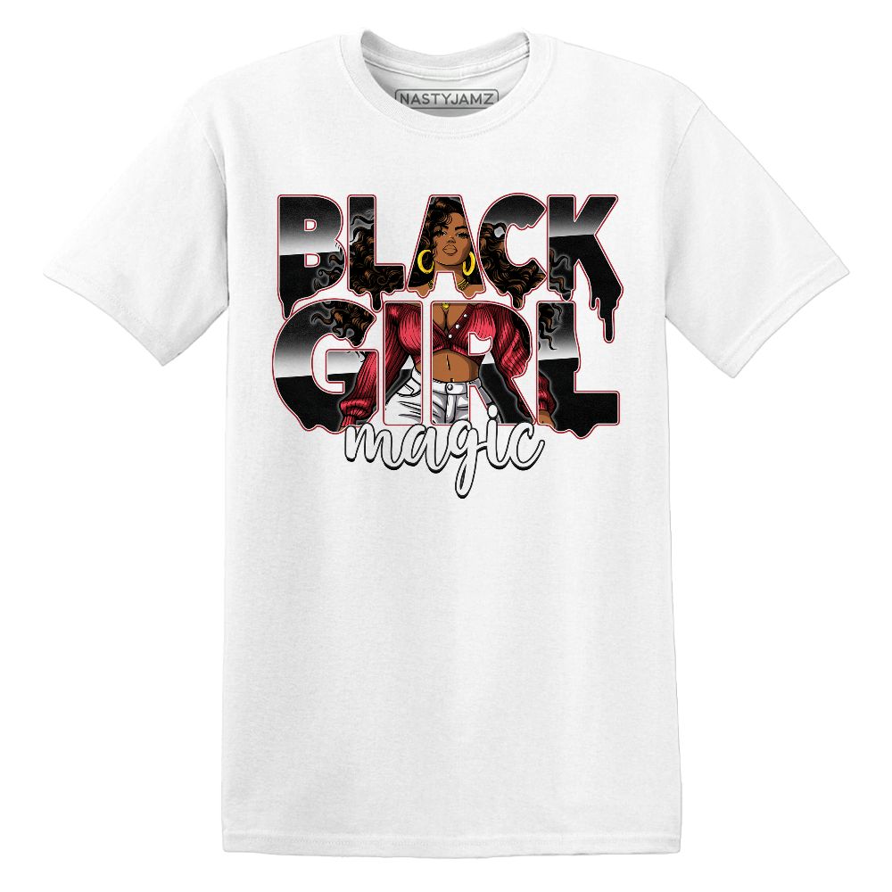Black Girl Magic.AJ 11 Bred Velvet.NastyJamz Website T-Shirt 2D