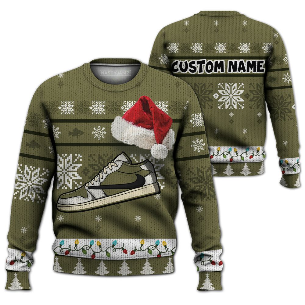 Medium-Olive-1s-NastyJamz-Ugly-Sweater-Match-Xmas-Sneaker-All-Over-Print