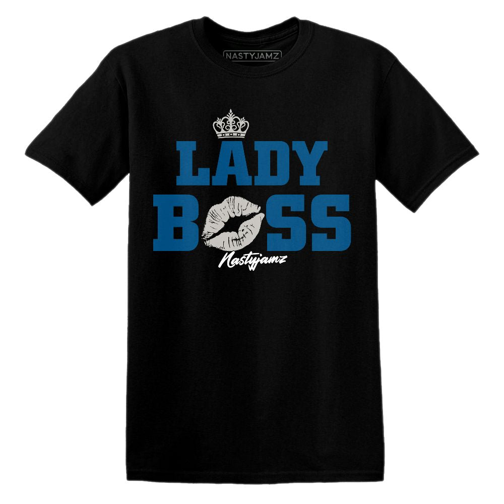 Industrial-Blue-4s-NastyJamz-T-Shirt-Match-Lady-Boss