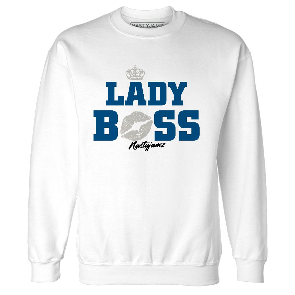 Industrial-Blue-4s-NastyJamz-Sweatshirt-Match-Lady-Boss