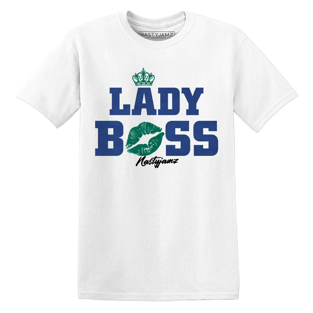 Dunk-Royal-Malachite-NastyJamz-T-Shirt-Match-Lady-Boss