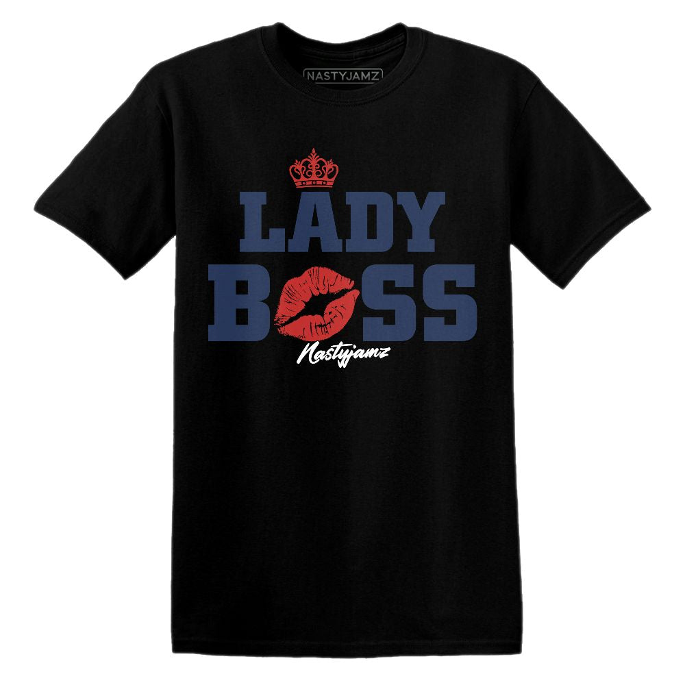 VaporMax-Gold-Navy-Midnight-NastyJamz-T-Shirt-Match-Lady-Boss