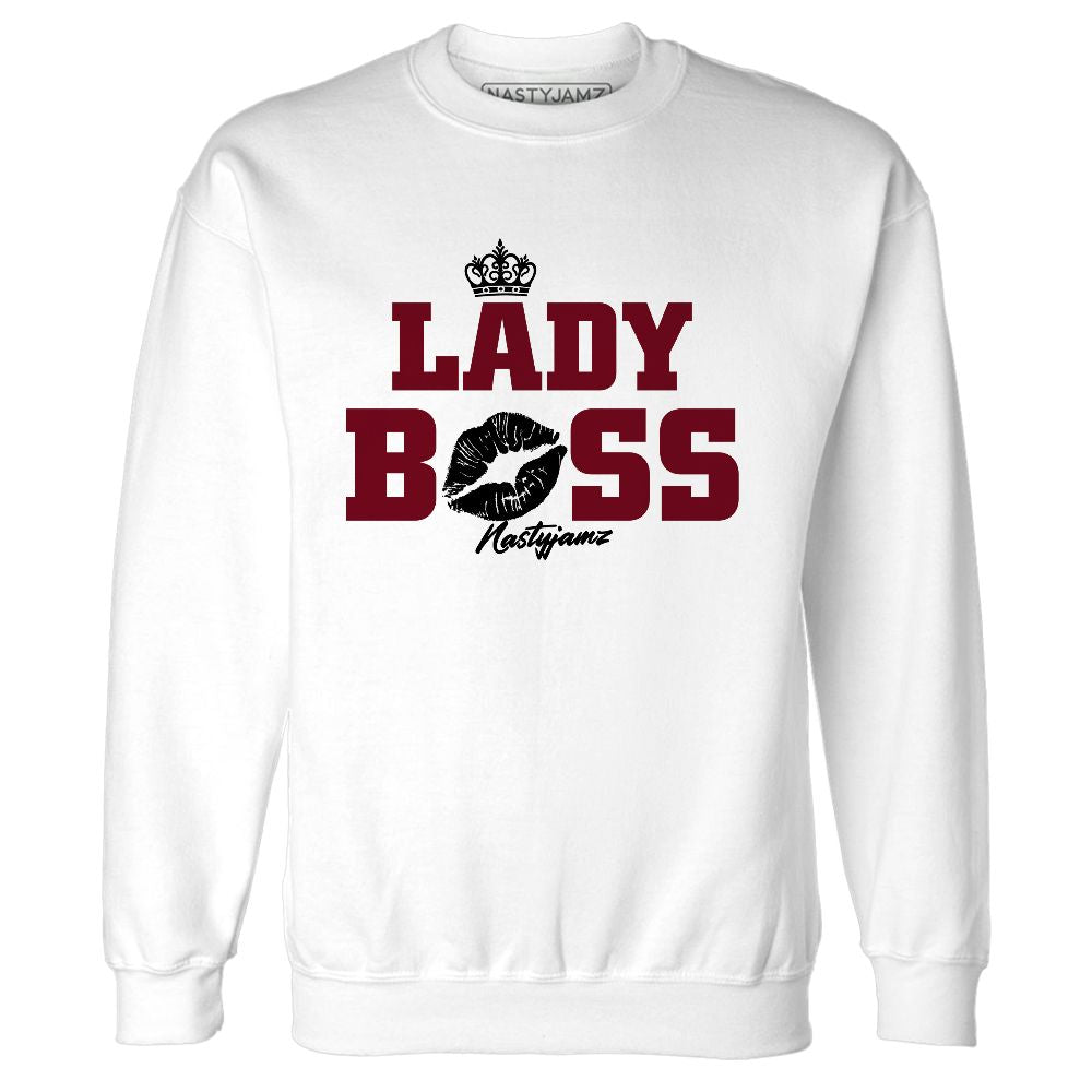 High-White-Team-Red-1s-NastyJamz-Sweatshirt-Match-Lady-Boss