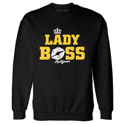 Yellow-Ochre-6s-NastyJamz-Sweatshirt-Match-Lady-Boss