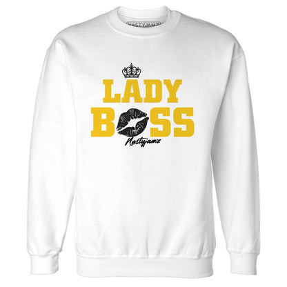 Yellow-Ochre-6s-NastyJamz-Sweatshirt-Match-Lady-Boss