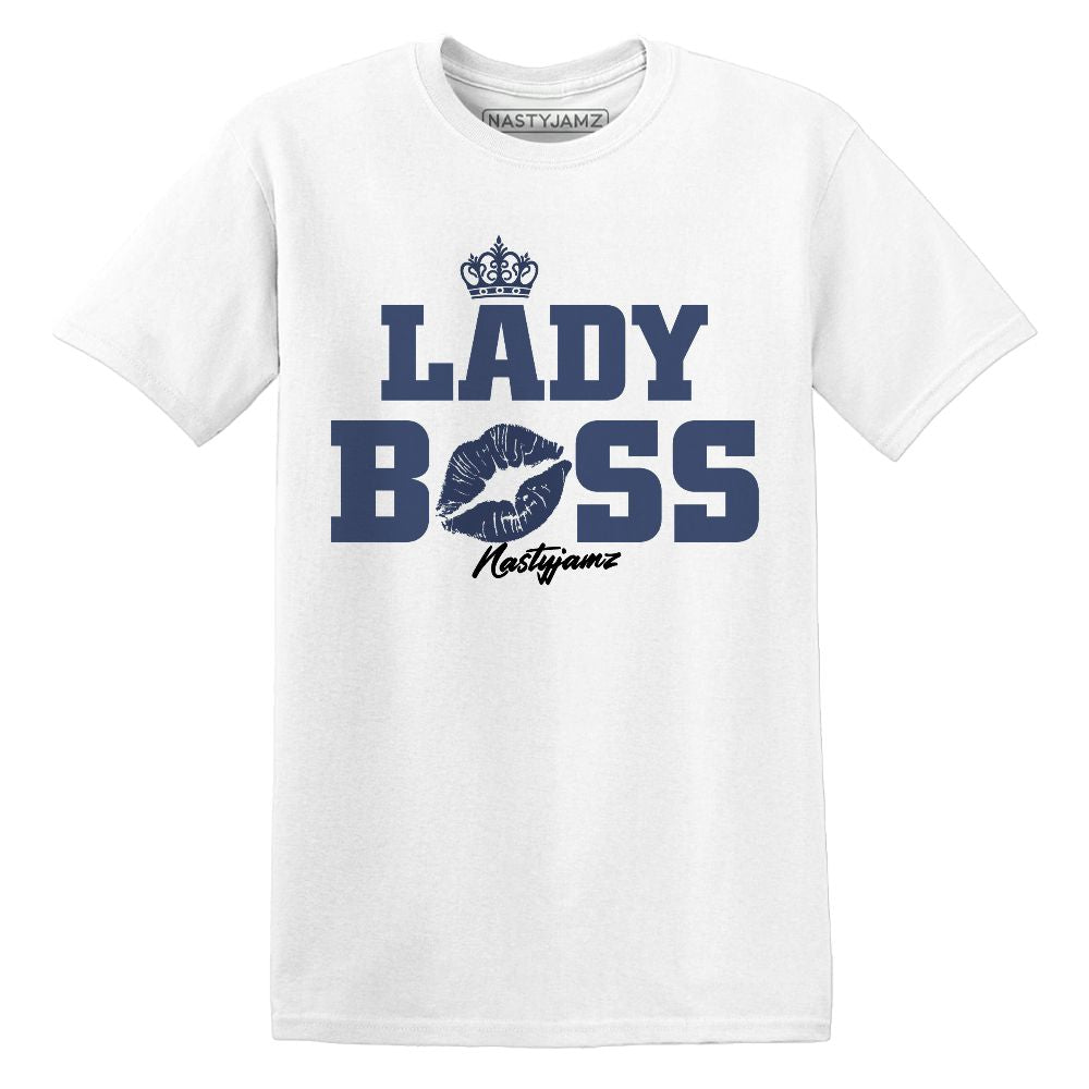 Low-Diffused-Blue-11s-NastyJamz-T-Shirt-Match-Lady-Boss