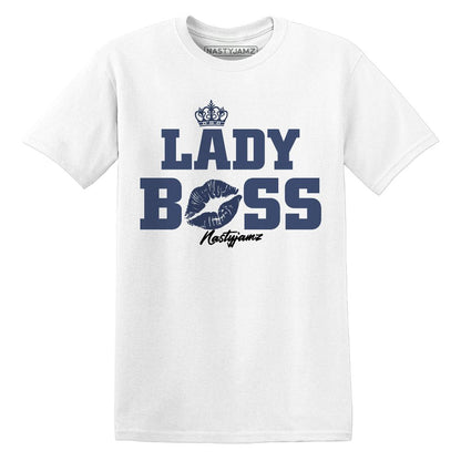 Low-Diffused-Blue-11s-NastyJamz-T-Shirt-Match-Lady-Boss