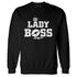White-Thunder-4s-NastyJamz-Sweatshirt-Match-Lady-Boss