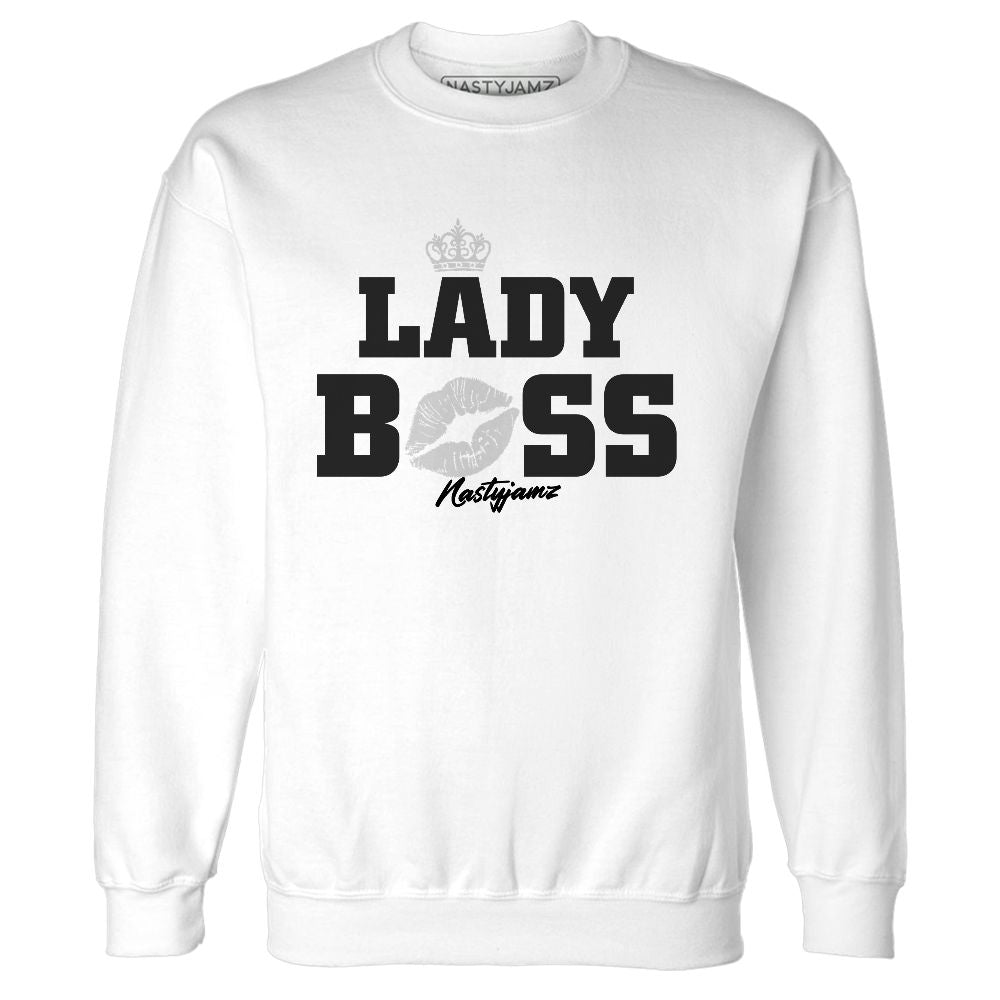 White-Thunder-4s-NastyJamz-Sweatshirt-Match-Lady-Boss