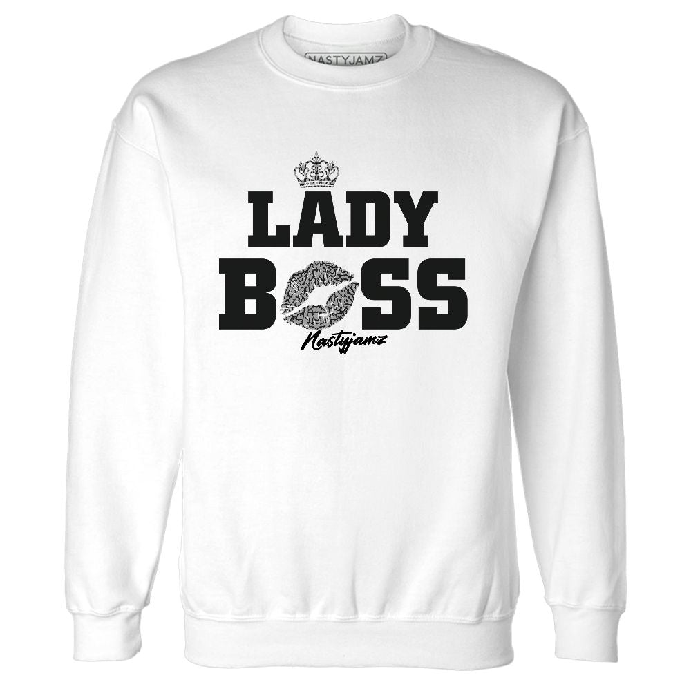 Black-Cement-3s-NastyJamz-Sweatshirt-Match-Lady-Boss