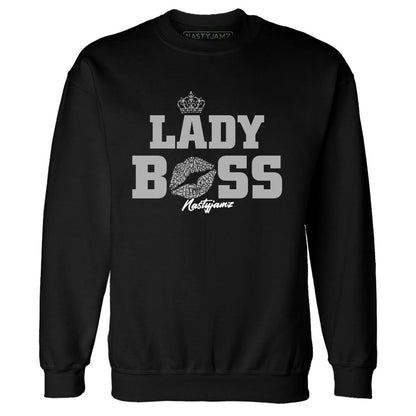 Black-Cement-3s-NastyJamz-Sweatshirt-Match-Lady-Boss