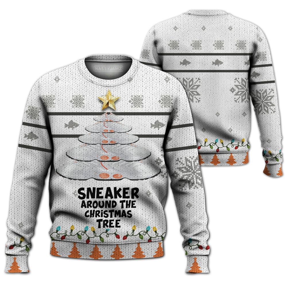 AM-TW-White-Orange-NastyJamz-Ugly-Sweater-Match-Xmas-Sneaker-Around-All-Over-Print