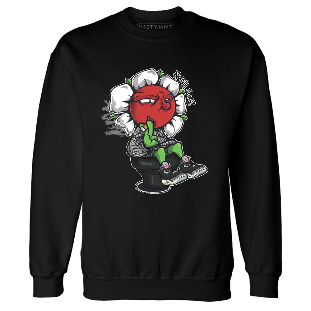 Black-Cement-3s-NastyJamz-Sweatshirt-Match-Rebel-Bloom