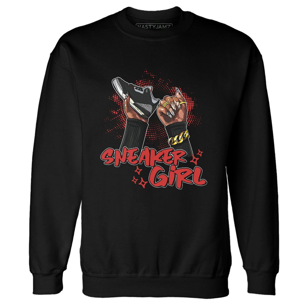 Black-Cement-3s-NastyJamz-Sweatshirt-Match-Sneaker-Girl-Nail