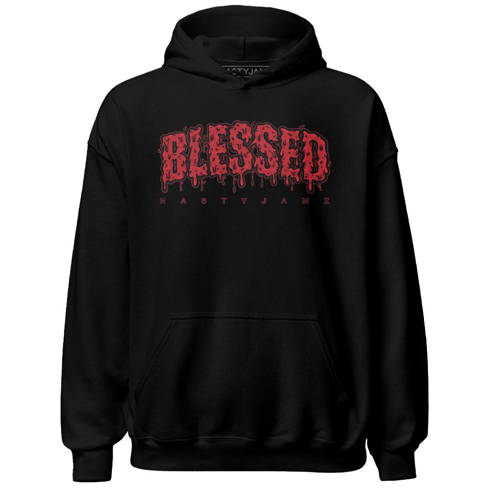Bred-Velvet-11s-NastyJamz-Hoodie-Match-Blessed-Text