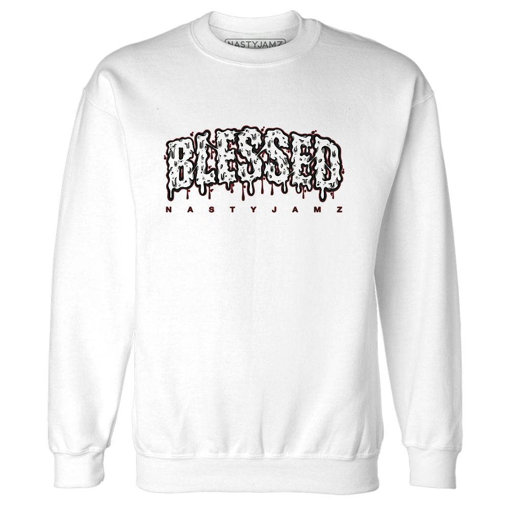 Black-Toe-14s-NastyJamz-Sweatshirt-Match-Blessed-Text