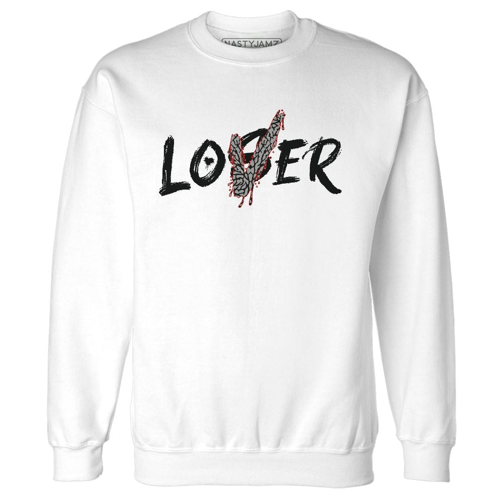 Black-Cement-3s-NastyJamz-Sweatshirt-Match-Loser-Lover