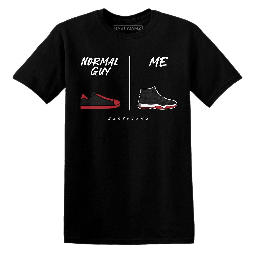 Normal Guy Shoe.AJ 11 Bred Velvet.NastyJamz Website T-Shirt 2D
