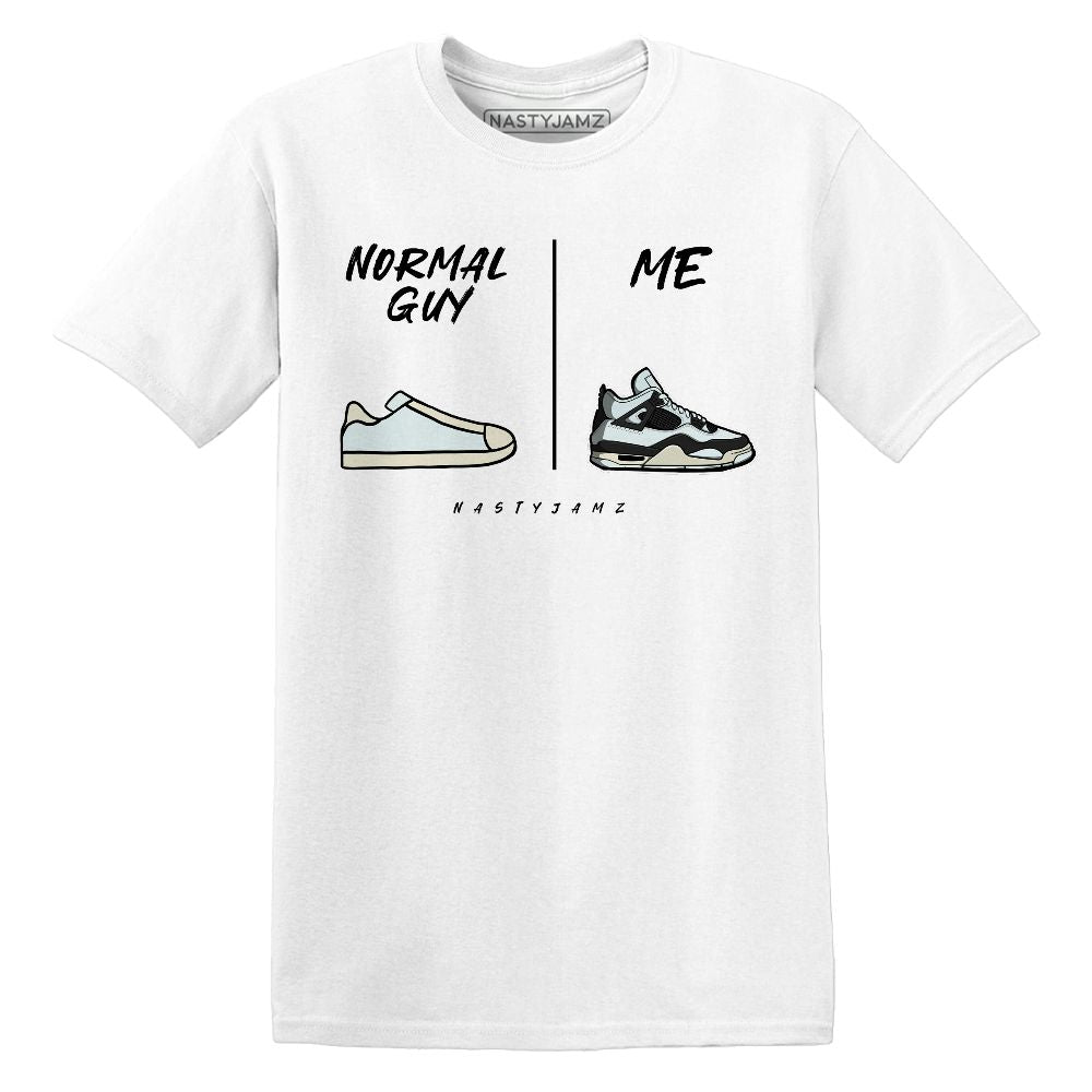 Normal Guy Shoe.AJ 4 Pure Platinum.NastyJamz Website T-Shirt 2D