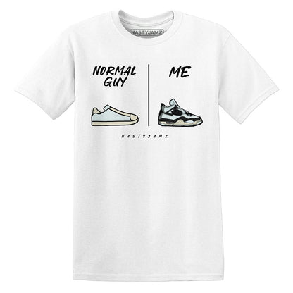 Normal Guy Shoe.AJ 4 Pure Platinum.NastyJamz Website T-Shirt 2D