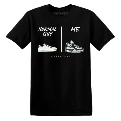 Normal Guy Shoe.AJ 4 Pure Platinum.NastyJamz Website T-Shirt 2D