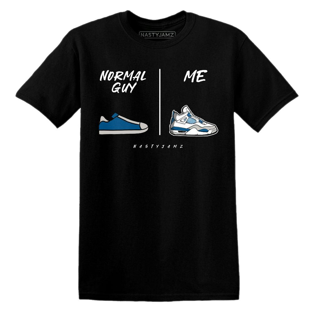 Industrial-Blue-4s-NastyJamz-T-Shirt-Match-Normal-Guy-Shoe