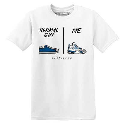 Industrial-Blue-4s-NastyJamz-T-Shirt-Match-Normal-Guy-Shoe