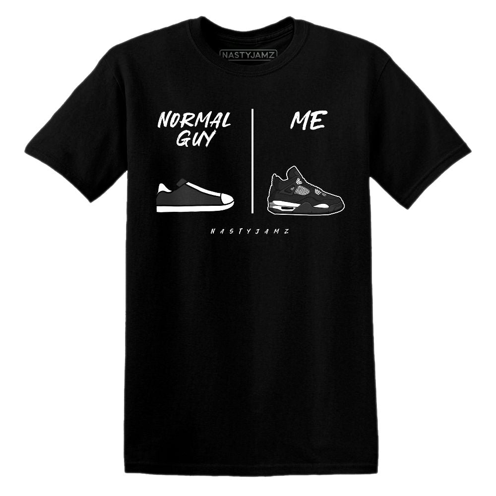 White-Thunder-4s-NastyJamz-T-Shirt-Match-Normal-Guy-Shoe