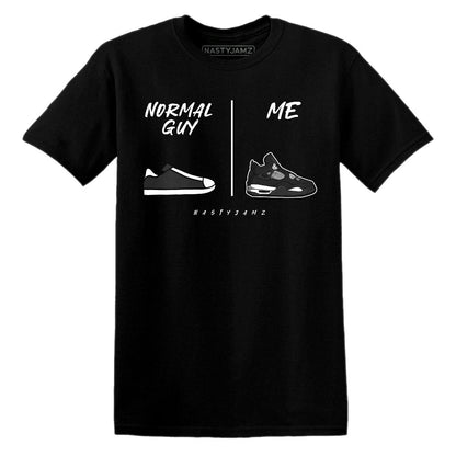 White-Thunder-4s-NastyJamz-T-Shirt-Match-Normal-Guy-Shoe