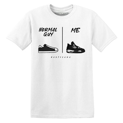 White-Thunder-4s-NastyJamz-T-Shirt-Match-Normal-Guy-Shoe
