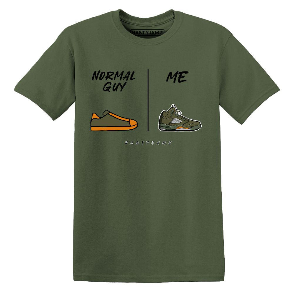 Olive-5s-NastyJamz-Premium-T-Shirt-Match-Normal-Guy-Shoe