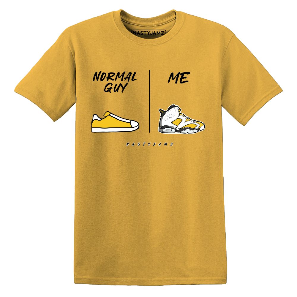 Yellow-Ochre-6s-NastyJamz-Premium-T-Shirt-Match-Normal-Guy-Shoe