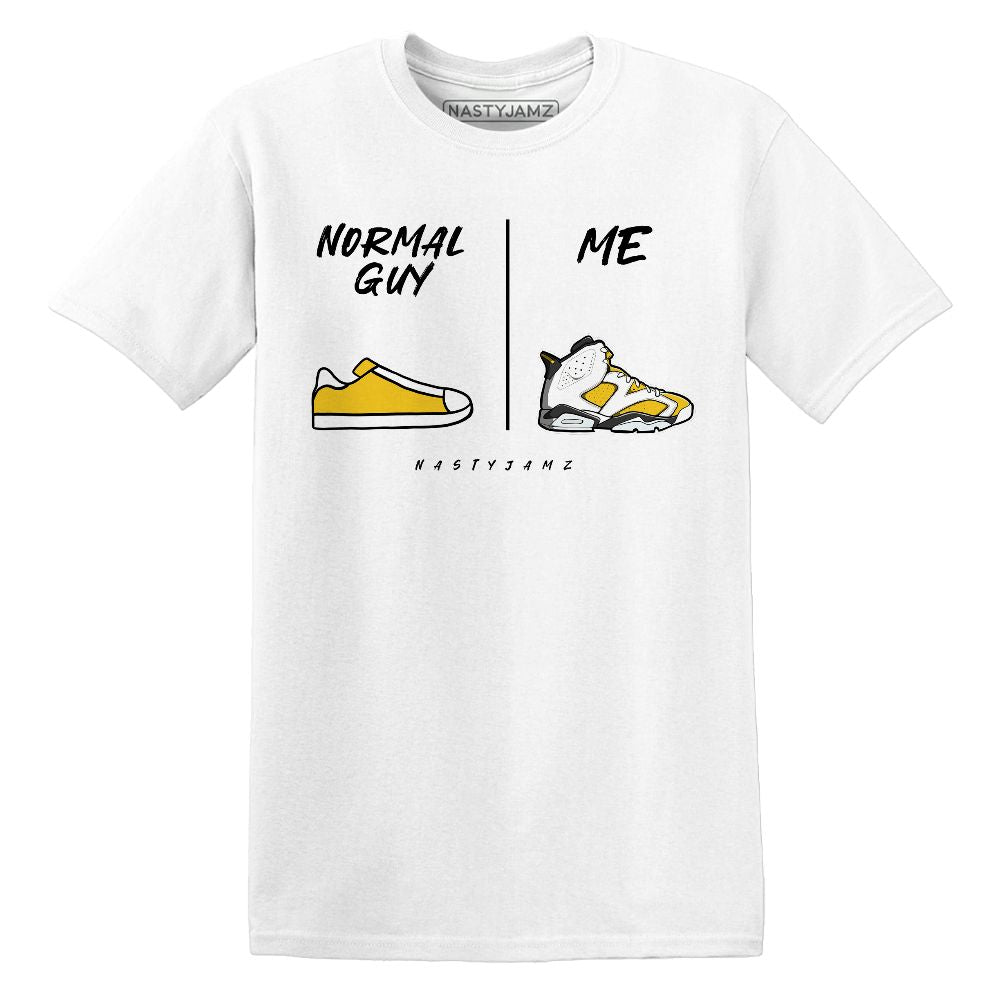 Yellow-Ochre-6s-NastyJamz-T-Shirt-Match-Normal-Guy-Shoe