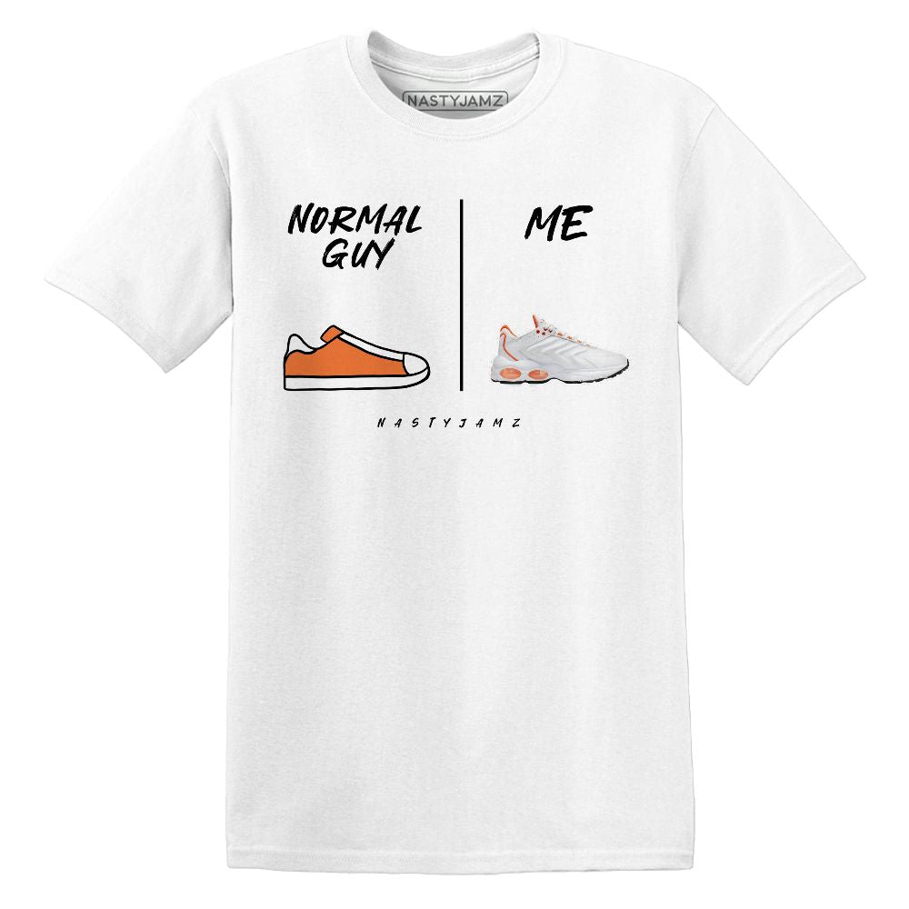 AM-TW-White-Orange-NastyJamz-T-Shirt-Match-Normal-Guy-Shoe