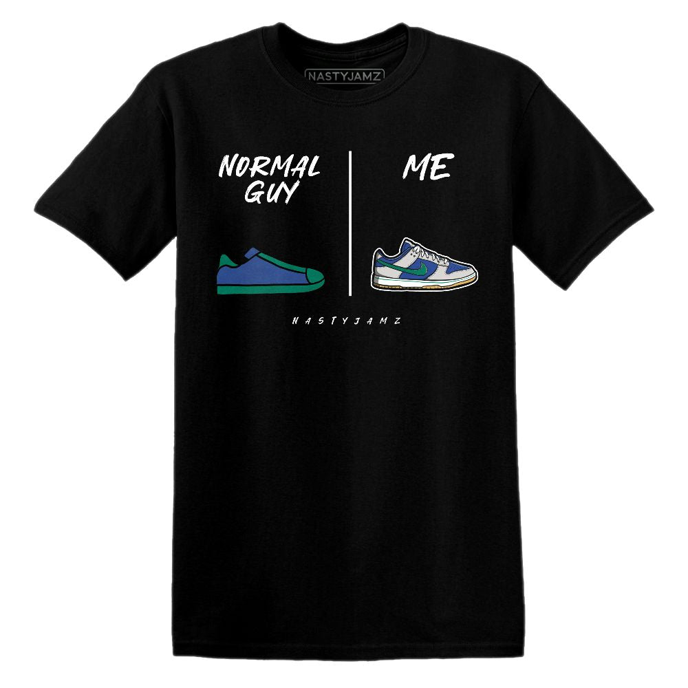 Dunk-Royal-Malachite-NastyJamz-T-Shirt-Match-Normal-Guy-Shoe