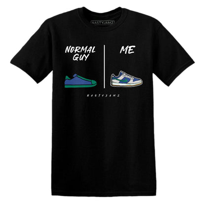Dunk-Royal-Malachite-NastyJamz-T-Shirt-Match-Normal-Guy-Shoe