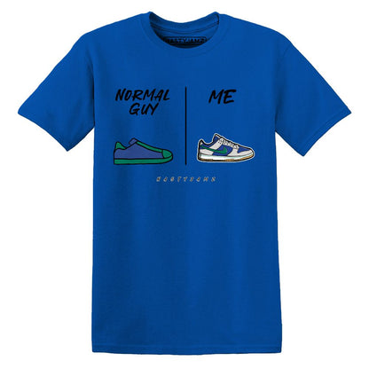Dunk-Royal-Malachite-NastyJamz-T-Shirt-Match-Normal-Guy-Shoe