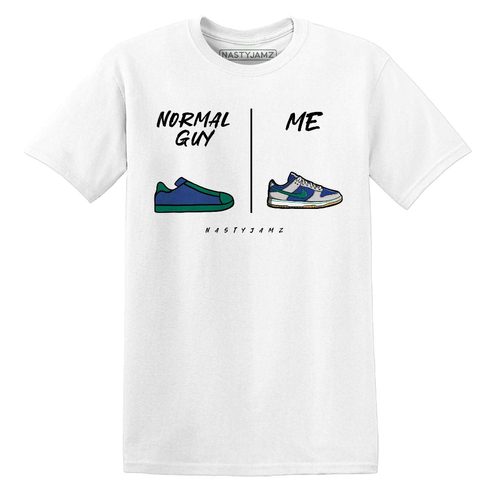 Dunk-Royal-Malachite-NastyJamz-T-Shirt-Match-Normal-Guy-Shoe