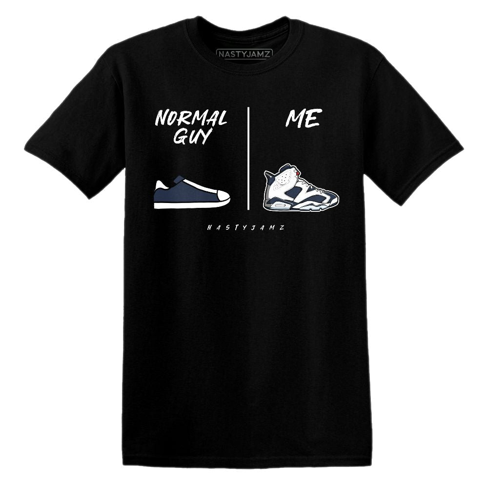 White-Navy-6s-NastyJamz-T-Shirt-Match-Normal-Guy-Shoe